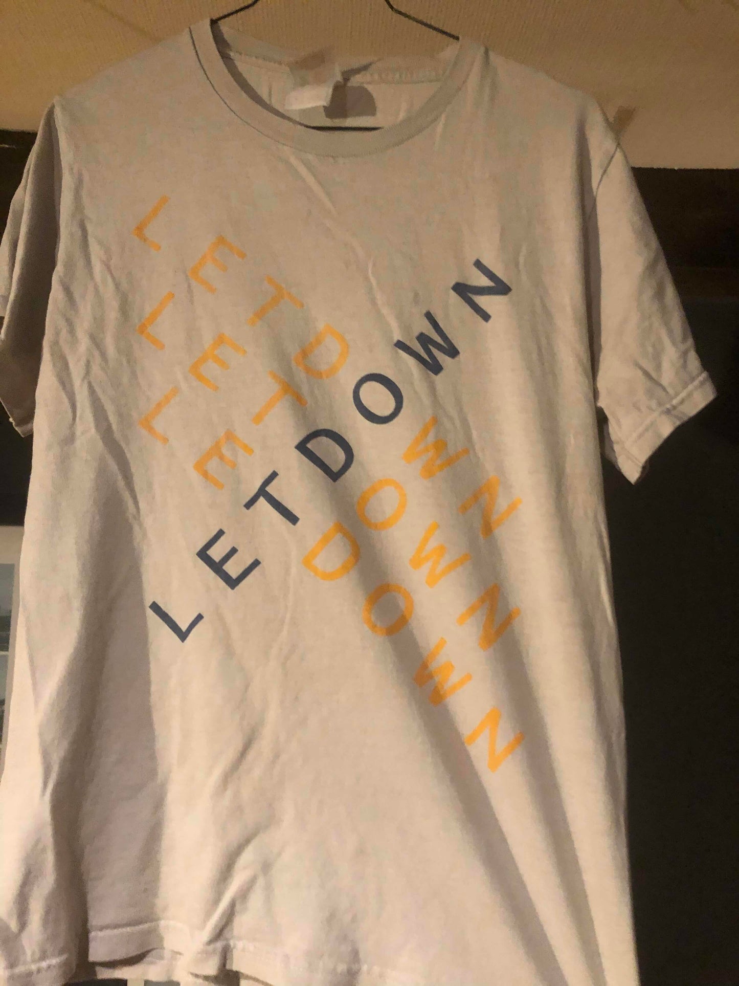 LET DOWN • X LOGOS • T-Shirt • Small