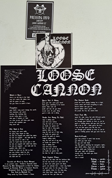LOOSE CANNON • S/T • LP