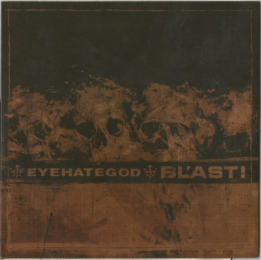 B'LAST / EYEHATEGOD • Split (Half Clear / Half Black Vinyl) • 7"