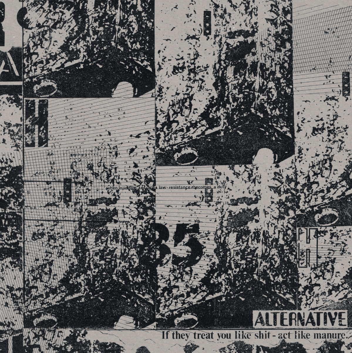 ALTERNATIVE • If They Treat You Like Shit - Act Like Manure • LP