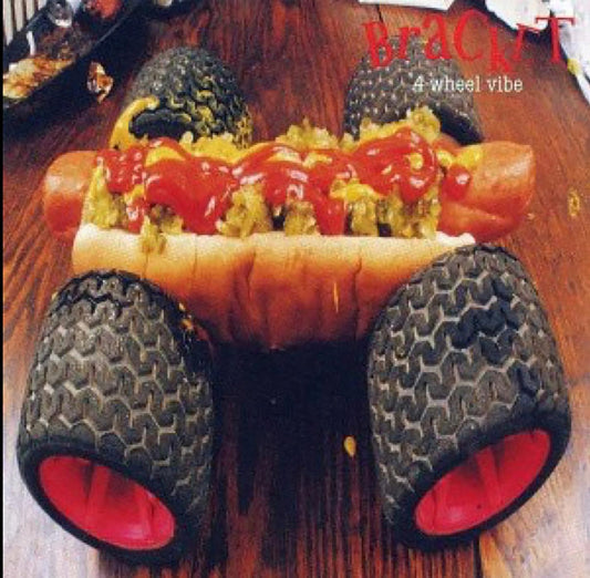 BRACKET • 4-Wheel Vibe (Clear w/Red & Yellow Splatter Vinyl) • LP