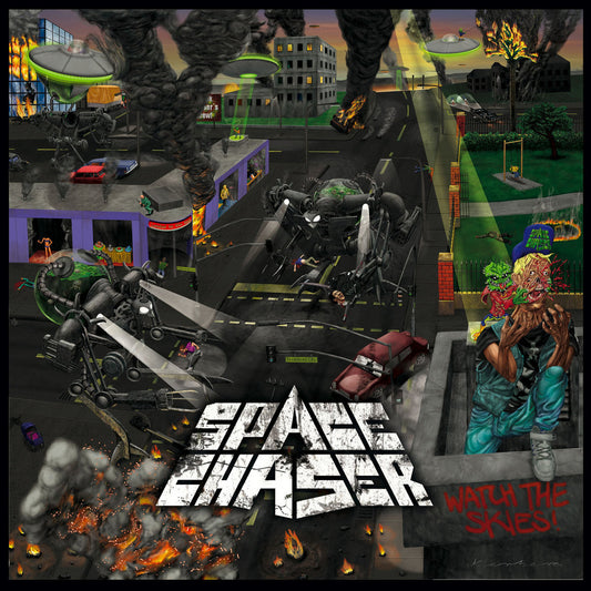 SPACE CHASER • Watch The Skies • LP