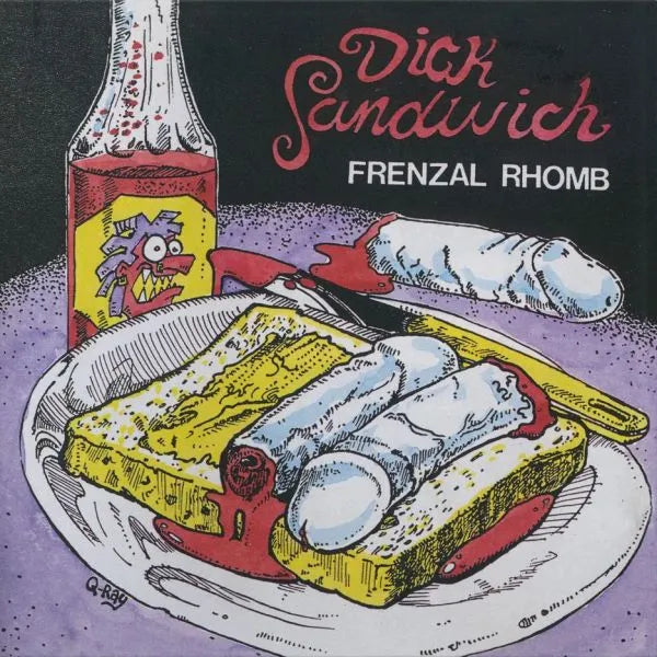 FRENZAL RHOMB • Dick Sandwich (Red and White Vinyl) • LP