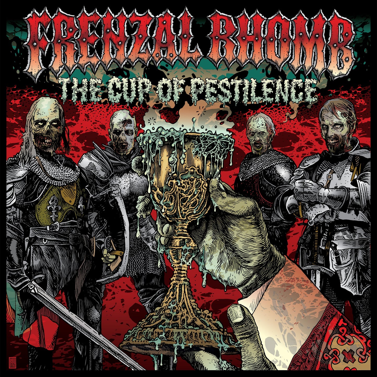 FRENZAL RHOMB • The Cup of Pestilence (Green Vinyl) • LP
