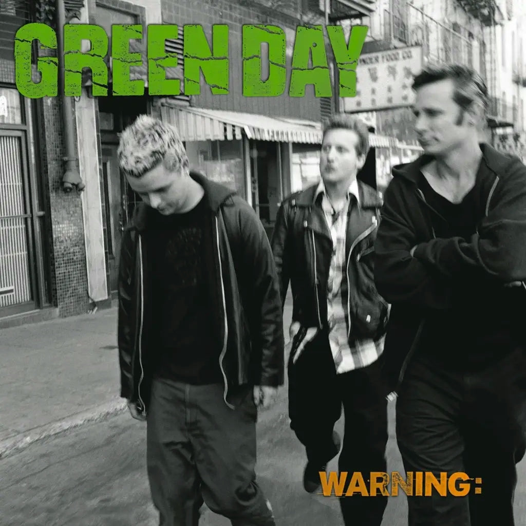 GREEN DAY • Warning (Reissue, Fluorescent Green Vinyl) • LP