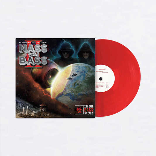 MULTILINGUAL MIKE • Nass Vom Bass I+II (Red Vinyl) • 10"