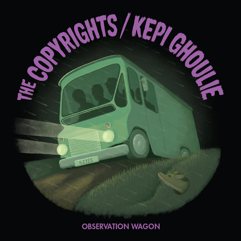 KEPI GHOULIE / THE COPYRIGHTS • Observation Wagon • Split • 7"