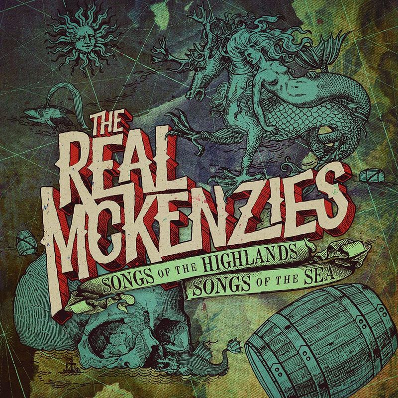 THE REAL McKENZIES • Songs of the Highlands, Songs of the Sea (Red Vinyl) • LP