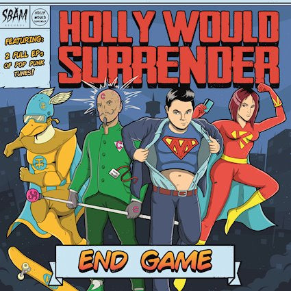 HOLLY WOULD SURRENDER • End Game (Yellow Splatter Vinyl) • LP