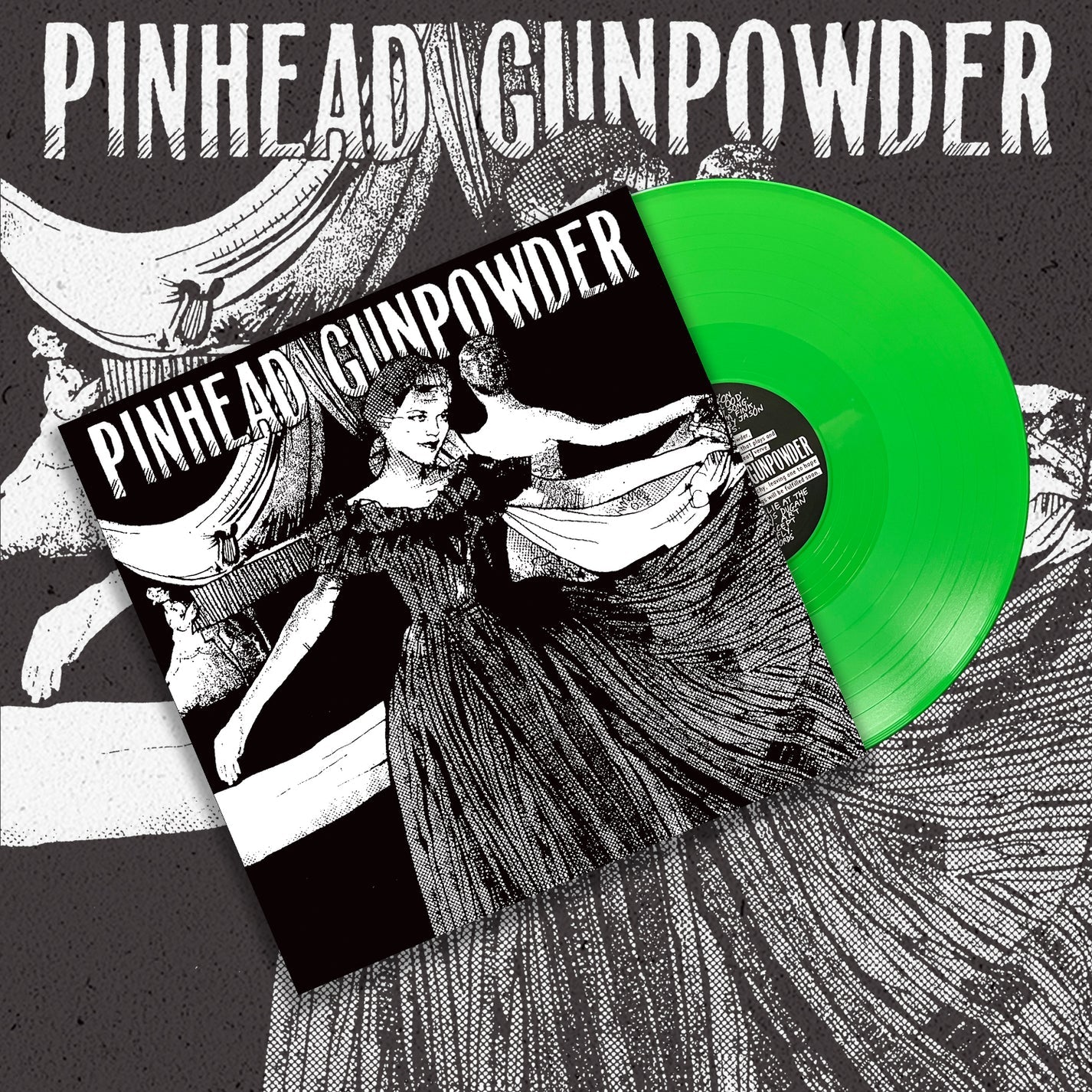 PINHEAD GUNPOWDER • Compulsive Disclosure (Green Vinyl, Reissue) • LP