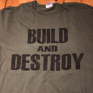 LOCKIN OUT RECORDS • build & destroy • T-Shirt • Second Hand