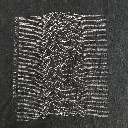 COUNT ME OUT • 2002 Tour / Joy Division • T-Shirt