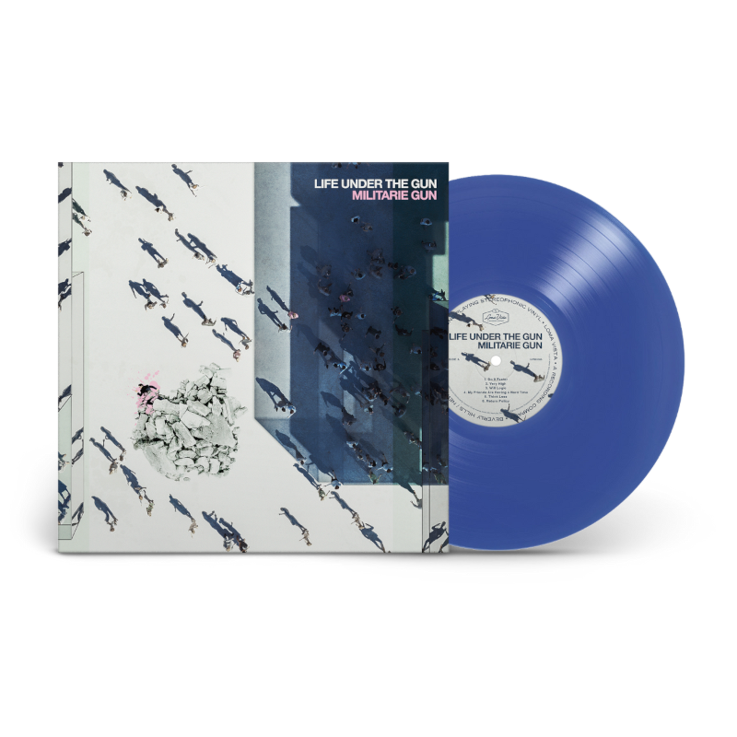 MILITARIE GUN • Life Under The Gun (Translucent Cobalt Vinyl) • LP