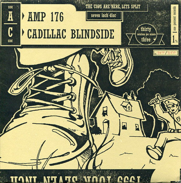 AMP  176 | CADILLAC BLINDSIDE • split • 7" • 2nd hand