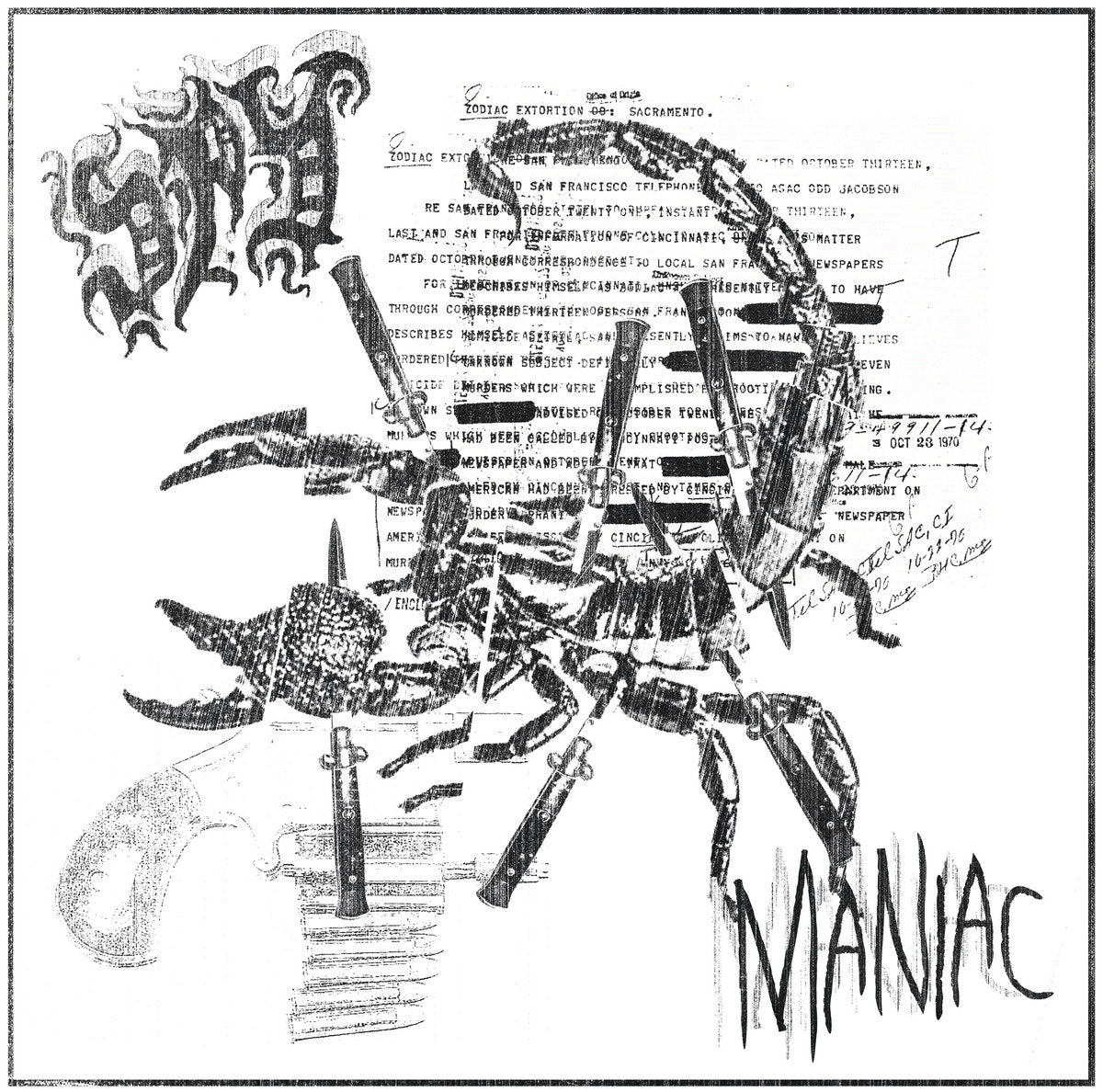 MANIAC / SPY • Split (Yellow Vinyl) • 7"
