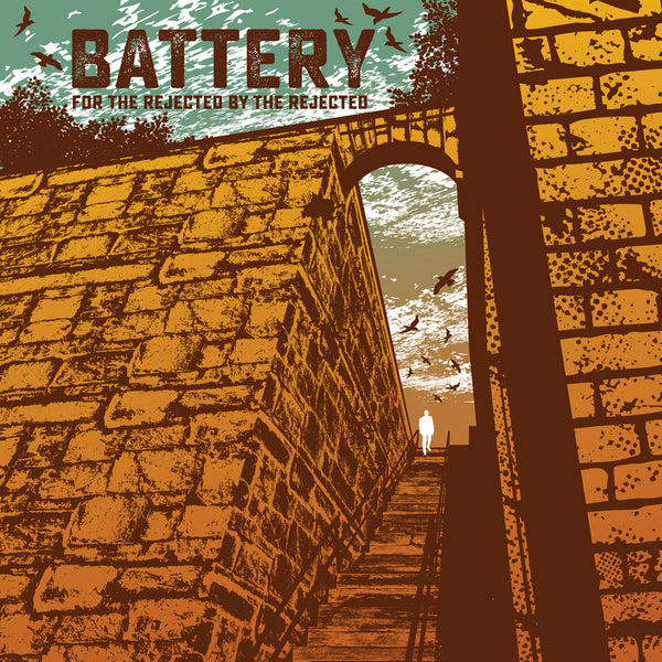 BATTERY • For The Rejected By The Rejected (Green Vinyl) • LP