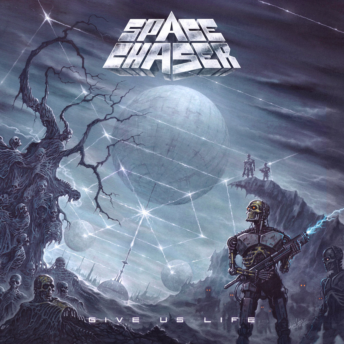 SPACE CHASER • Give Us Life (Leaf Green Marbled Vinyl) • LP