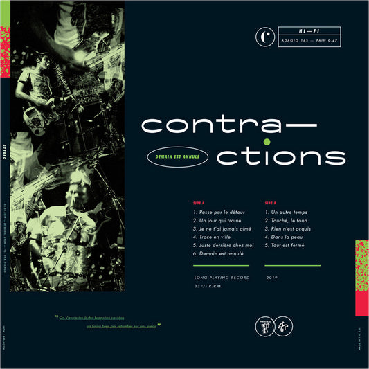 CONTRACTIONS • Demain Est Annulé • LP