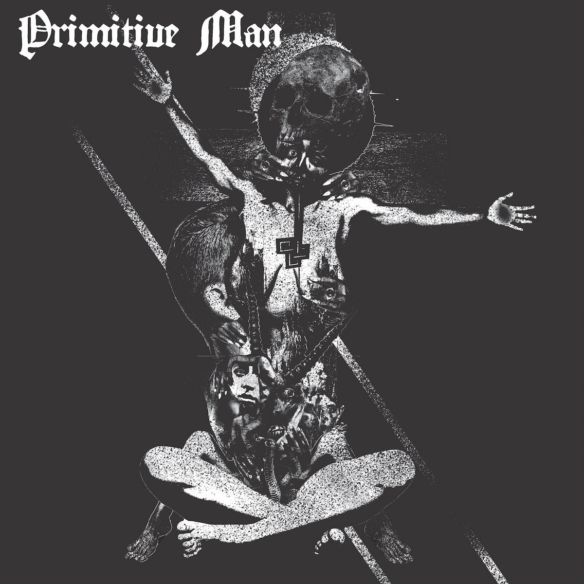 PRIMITIVE MAN  • Insurmountable (Clear w/ White Smoke & Gold Splatter) • LP