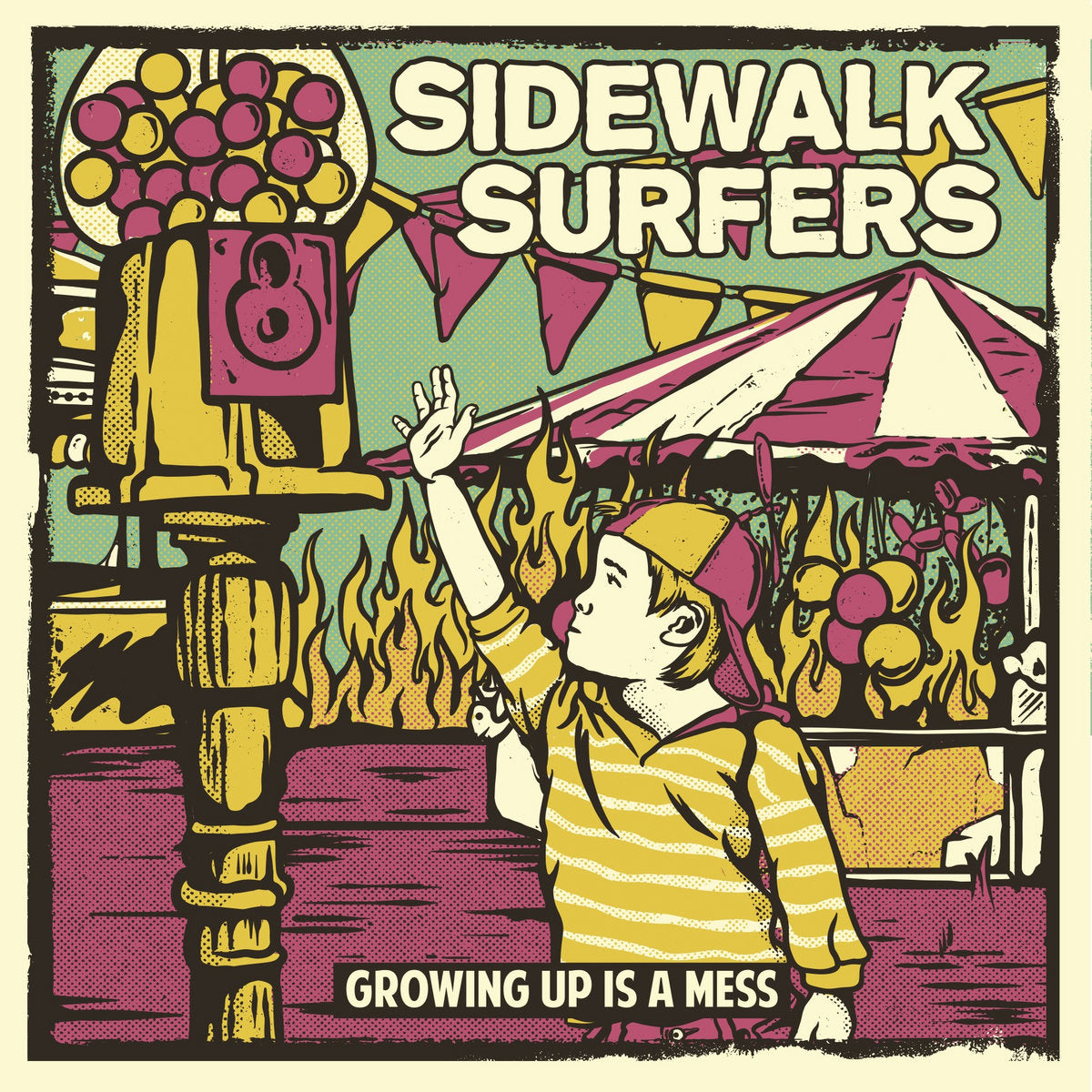 SIDEWALK SURFERS • Growing Up Is A Mess • LP