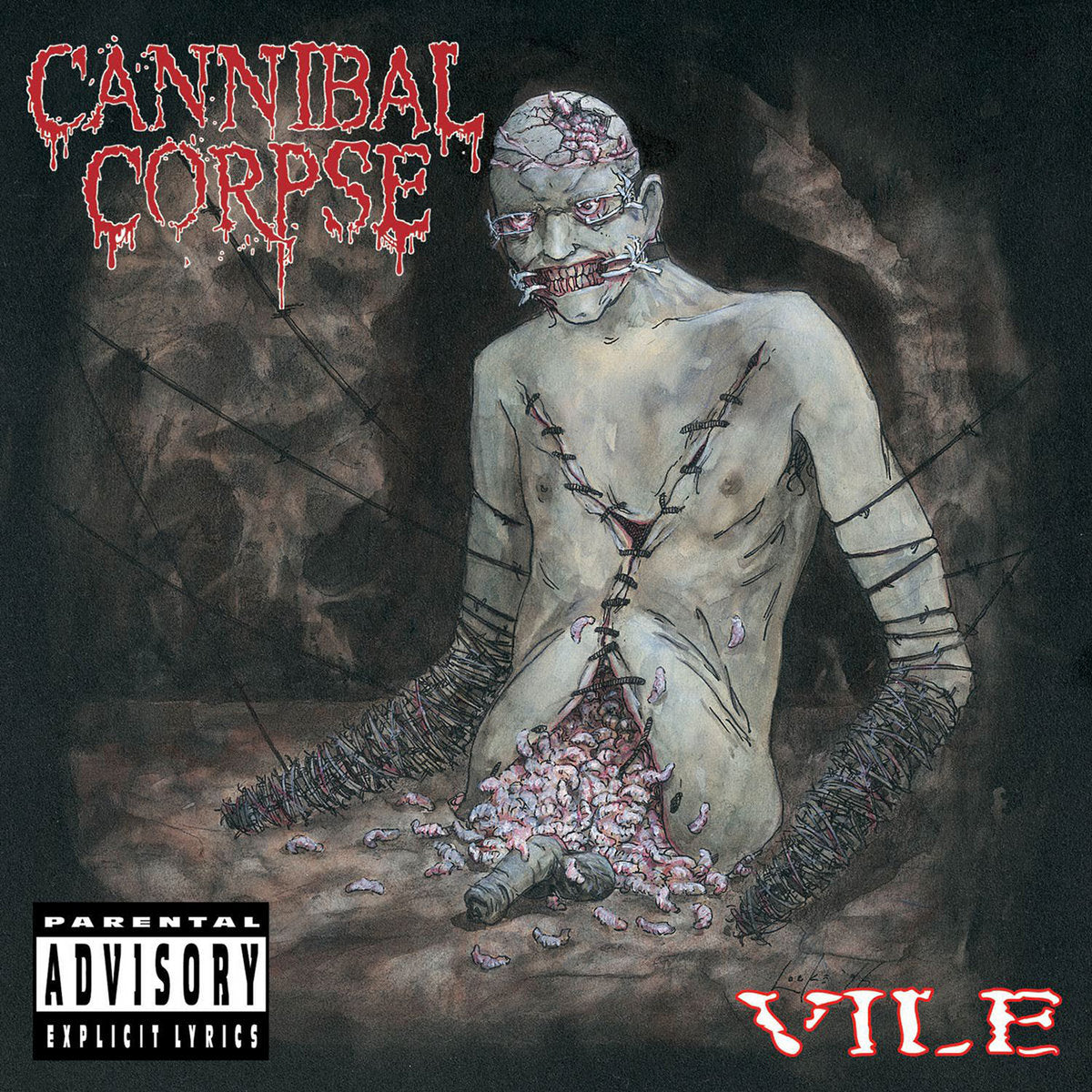 CANNIBAL CORPSE • Vile (Silver "Blackdust" Vinyl, 2022 Remaster) • LP