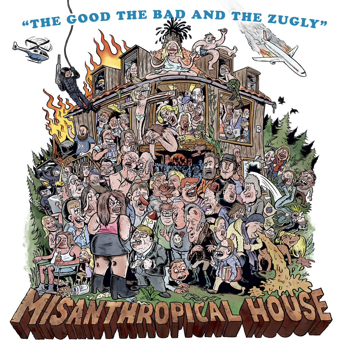 THE GOOD THE BAD AND THE ZUGLY • Misanthropical House (div. Colors) • LP