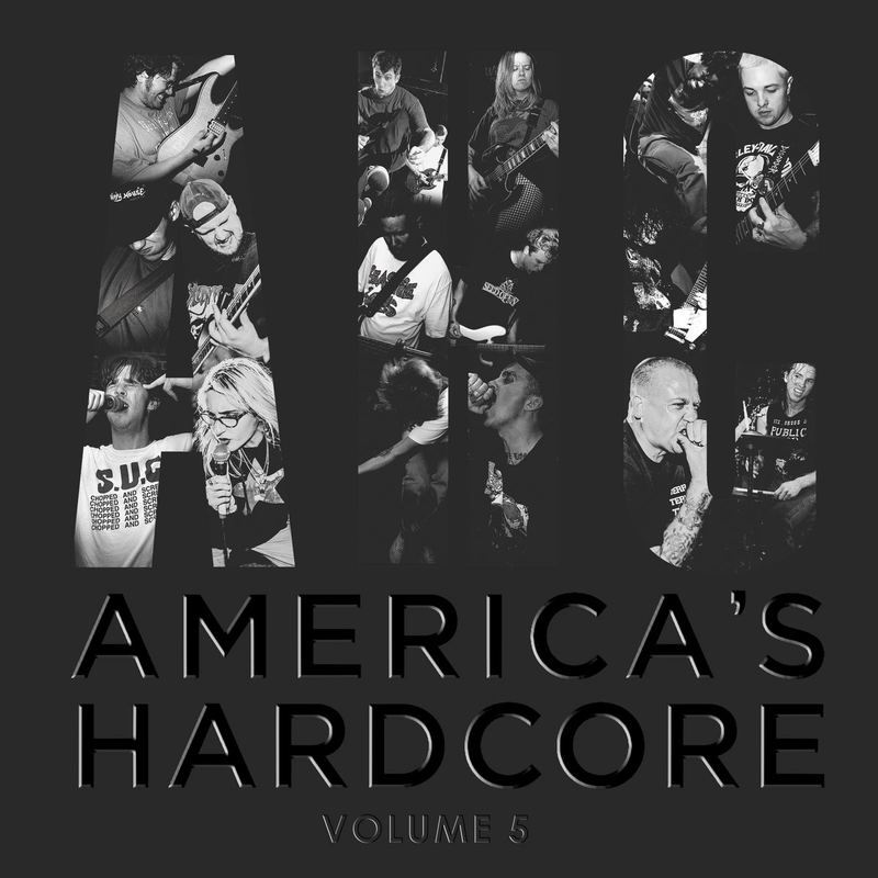 V/A • America's Hardcore V (Black & Gold Swirl / Black & Silver Swirl (out of 700)) • DoLP